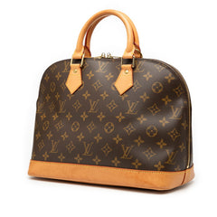 ルイ ヴィトン モノグラム アルマPM ハンドバッグ M51130 ブラウン PVC レザー レディース LOUIS VUITTON 【中古】