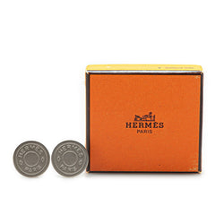 エルメス セリエ イヤリング シルバー メタル レディース HERMES 【中古】