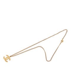 シャネル ココマーク チェーン ペンダント ネックレス 01P刻印 ゴールド メッキ レディース CHANEL 【中古】