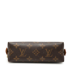 ルイ ヴィトン モノグラム ポシェット コスメティックPM ポーチ M47515 ブラウン PVC レザー レディース LOUIS VUITTON 【中古】