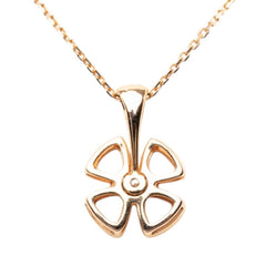 ブルガリ フィオレヴァー チェーン ペンダント ネックレス ダイヤモンド K18YG イエローゴールド Au750 レディース BVLGARI 【中古】