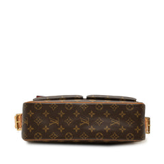 ルイ ヴィトン モノグラム ヴィバシテGM ワンショルダーバッグ M51163 ブラウン PVC レザー レディース LOUIS VUITTON 【中古】