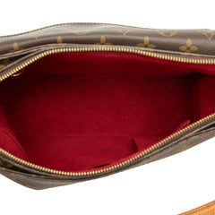 ルイ ヴィトン モノグラム ヴィバシテGM ワンショルダーバッグ M51163 ブラウン PVC レザー レディース LOUIS VUITTON 【中古】