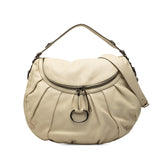 グッチ アイコンビット ハンドバッグ セミショルダーバッグ 2WAY 228584 アイボリー レザー レディース GUCCI 中古