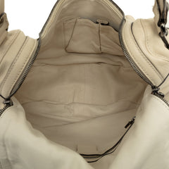 グッチ アイコンビット ハンドバッグ セミショルダーバッグ 2WAY 228584 アイボリー レザー レディース GUCCI 中古
