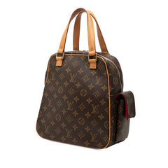ルイ ヴィトン モノグラム エクサントリ シテ ハンドバッグ M51161 ブラウン PVC レザー レディース LOUIS VUITTON 【中古】