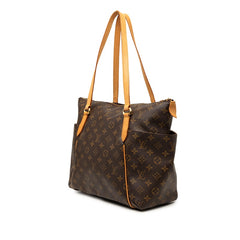 ルイ ヴィトン モノグラム トータリーMM トートバッグ ショルダーバッグ M56689 ブラウン PVC レザー レディース LOUIS VUITTON 【中古】