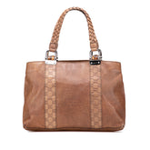 グッチ グッチシマ バンブー ハンドバッグ トートバッグ 232947 ブラウン レザー レディース GUCCI 【中古】