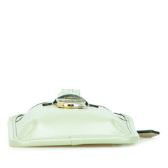 フェンディ オーロック 斜め掛け ショルダーバッグ フォンポーチ 7AS131 ライトグリーン レザー レディース FENDI 【中古】