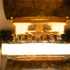 エルメス エマイユ 七宝焼き イヤリング ゴールド メッキ レディース HERMES 中古