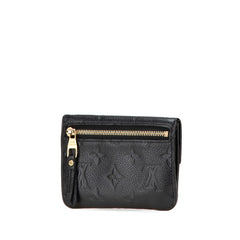ルイ ヴィトン モノグラム アンプラント ポシェットクレ コインケース M60633 ノワール ブラック レザー レディース LOUIS VUITTON 【中古】