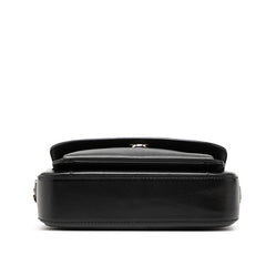 サルヴァトーレフェラガモ ガンチーニ フラップ チェーン ショルダーバッグ ブラック レザー レディース Salvatore Ferragamo 【中古】