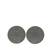 エルメス セリエ イヤリング シルバー メタル レディース HERMES 【中古】