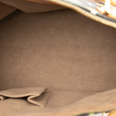 ルイ ヴィトン モノグラム マルチカラー アルマ ハンドバッグ M92646 ノワール ブラック PVC レザー レディース LOUIS VUITTON 【中古】