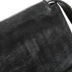 グッチ GGマーモント アリー 斜め掛け ショルダーバッグ 550126 ブラック スウェード レディース GUCCI 【中古】