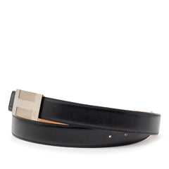 エルメス Hプレート ベルト サイズ:85 ブラック レザー レディース HERMES 【中古】