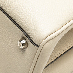 グッチ ズゥミ ホースビット ハンドバッグ トップハンドル 564714 ホワイト レザー レディース GUCCI 【中古】