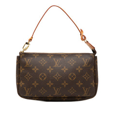 ルイ ヴィトン モノグラム ポシェット アクセソワール ショルダーバッグ M51980 ブラウン PVC レザー レディース LOUIS VUITTON 中古