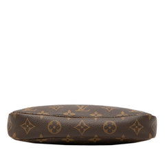 ルイ ヴィトン モノグラム ポシェット アクセソワール ショルダーバッグ M51980 ブラウン PVC レザー レディース LOUIS VUITTON 中古