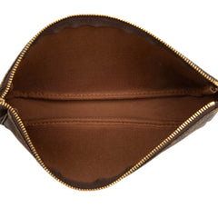 ルイ ヴィトン モノグラム ポシェット アクセソワール ショルダーバッグ M51980 ブラウン PVC レザー レディース LOUIS VUITTON 中古