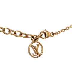 ルイ ヴィトン モノグラム フラワーフル ネックレス M68125 ゴールド メッキ レディース LOUIS VUITTON 【中古】