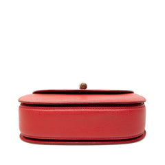 グッチ バンブー ハンドバッグ ショルダーバッグ 2WAY 000 2046 0188 レッド レザー レディース GUCCI 【中古】