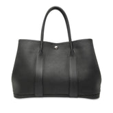 エルメス ガーデンパーティ36 トートバッグ ハンドバッグ ブラック ネゴンダ レディース HERMES 【中古】