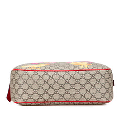 グッチ GGスプリーム キッズライン ナタリードール リュック バックパック 433578 ベージュ レッド マルチカラー PVC レザー レディース GUCCI 【中古】