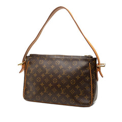 ルイ ヴィトン モノグラム ヴィバシテGM ワンショルダーバッグ M51163 ブラウン PVC レザー レディース LOUIS VUITTON 【中古】