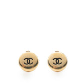 シャネル ココマーク ラウンド イヤリング ゴールド メッキ レディース CHANEL 【中古】