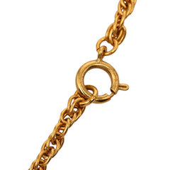 シャネル ロゴ ココマーク ヴィンテージ ネックレス ゴールド メッキ レディース CHANEL 【中古】