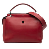 フェンディ ドットコム ハンドバッグ ショルダーバッグ 2WAY 8BN293 レッド レザー レディース FENDI 【中古】