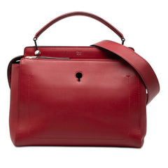 フェンディ ドットコム ハンドバッグ ショルダーバッグ 2WAY 8BN293 レッド レザー レディース FENDI 【中古】