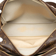 ルイ ヴィトン モノグラム リポーターPM 斜め掛け ショルダーバッグ M45254 ブラウン PVC レザー レディース LOUIS VUITTON 【中古】
