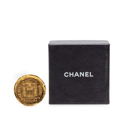 シャネル 31 RUE CAMBON カンボン ヴィンテージ ブローチ ゴールド メッキ レディース CHANEL 【中古】