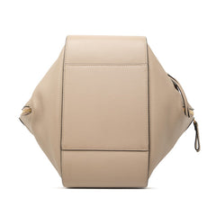 ロエベ ハンモック スモール ハンドバッグ ショルダーバッグ 2WAY ベージュ レザー レディース LOEWE 中古