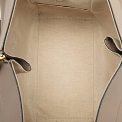 ロエベ ハンモック スモール ハンドバッグ ショルダーバッグ 2WAY ベージュ レザー レディース LOEWE 中古