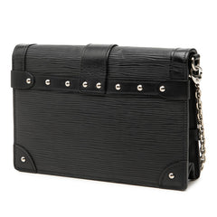 ルイ ヴィトン エピ ポルトフォイユトランク ショルダーバッグ M67507 ブラック レザー レディース LOUIS VUITTON 中古