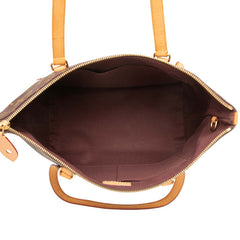 ルイ ヴィトン モノグラム イエナPM トートバッグ ショルダーバッグ M42268 ブラウン PVC レザー レディース LOUIS VUITTON 中古