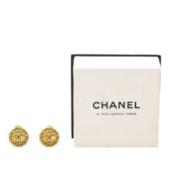 シャネル ココマーク ヴィンテージ イヤリング 95P ゴールド メッキ レディース CHANEL 【中古】