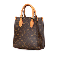 ルイ ヴィトン モノグラム サックプラBB ハンドバッグ ショルダーバッグ 2WAY M46265 ブラウン PVC レザー レディース LOUIS VUITTON 【中古】