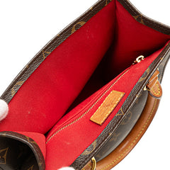 ルイ ヴィトン モノグラム サックプラBB ハンドバッグ ショルダーバッグ 2WAY M46265 ブラウン PVC レザー レディース LOUIS VUITTON 【中古】