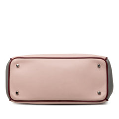 ディオール ディオリッシモ ハンドバッグ ショルダーバッグ 2WAY ピンク グレー レッド レザー レディース Dior 【中古】