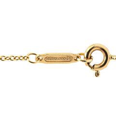 ティファニー キー トレフォイル ネックレス K18YG イエローゴールド レディース TIFFANY&Co. 【中古】