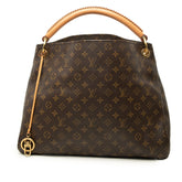ルイ ヴィトン モノグラム アーツィーMM トートバッグ ワンショルダーバッグ M40249 ブラウン PVC レザー レディース LOUIS VUITTON 中古