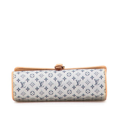 ルイ ヴィトン モノグラム ミニ カミーユ ショルダーバッグ M92002 ブルー ブラウン キャンバス レザー レディース LOUIS VUITTON 【中古】