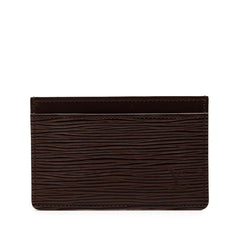 ルイ ヴィトン エピ ポルトカルト サーンプル カードケース パスケース M6351D モカ ブラウン レザー レディース LOUIS VUITTON 【中古】