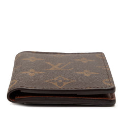 ルイ ヴィトン モノグラム オーガナイザー ドゥ ポッシュ カードケース M60502 ブラウン PVC レザー レディース LOUIS VUITTON 【中古】