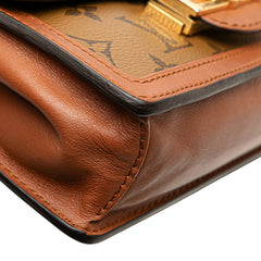 ルイ ヴィトン モノグラム リバース ドーフィーヌ ボディバッグ バムバッグ M44586 ブラウン PVC レザー レディース LOUIS VUITTON 【中古】