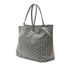 ゴヤール サンルイPM トートバッグ ショルダーバッグ グレー PVC レザー レディース GOYARD 【中古】